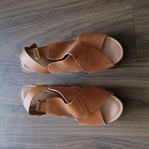 Franco Sarto Brown Women's Sandals